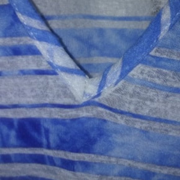 Sheer striped bathing suit cover - Picture 4 of 4